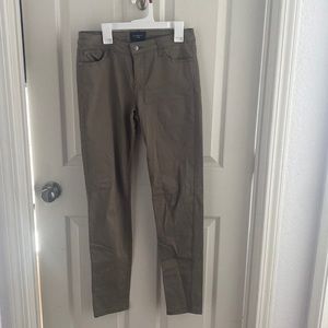 Celebrity pink, mid rise, skinny army Green jeans